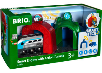 brio smart engine set with action tunnels