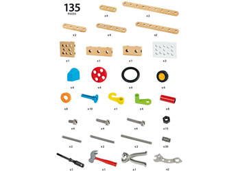 BRIO – STEM Builder Construction Set – 136 pieces