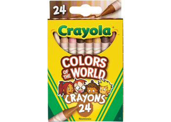 Crayola Colors of the World Skin Tone Crayons & #TrueSelfie