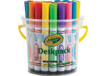 Crayola Bright Washable Marker Deskpack of 32