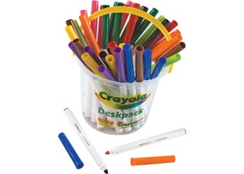 Crayola Supertips Washable Markers Deskpack Multi-Coloured Multi-Coloured