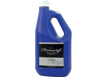 Chromacryl Acrylic Paint – Cool Blue 2 Litre