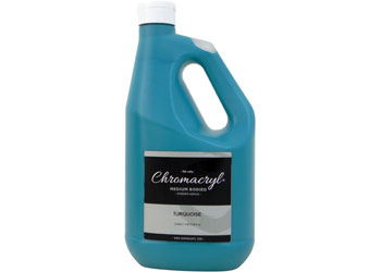 Chromacryl Acrylic Paint 2L -Turquoise