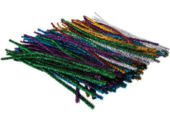 Tinsel Pipe Cleaners – Pack of 150