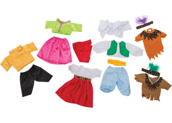 Baby Dolls with Multicultural Clothes – 21cm – Set of 6