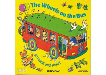 The Wheels On The Bus Book with Cut-Outs