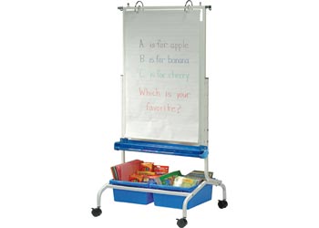 Mobile Whiteboard 36 x 24 inches Portable Magnetic Dry Erase Board Stand Easel White Board Dry Erase Easel Standing Board w/Flipchart Hooks Black 