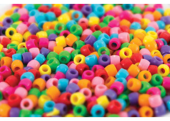 Coloured Pony Beads – Pack of 1000