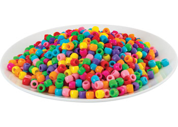 Coloured Pony Beads – Pack of 1000