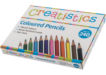 Creatistics Coloured Pencils – Box of 240 - MTA Catalogue