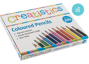 Creatistics Coloured Pencils – Box of 240 Bulk Pack - MTA Catalogue