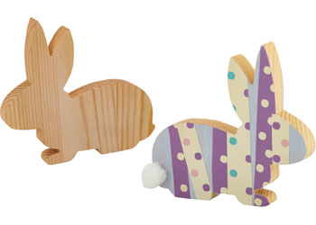 Wooden Bunny – Pack of 10