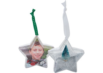 Plastic Star Ornaments – Pack of 10