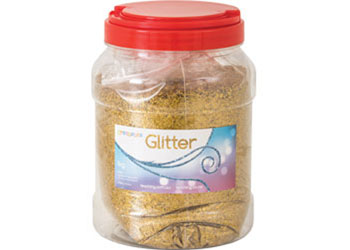 Creatistics Bulk Glitter – Gold 1kg Tub - MTA Catalogue