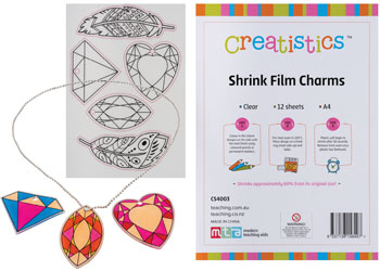 Shrink Film Charms – Pack of 12