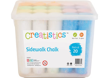 Sidewalk Chalk – Tub of 20