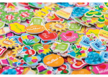 Mother’s Day Foam Stickers – Pack of 300