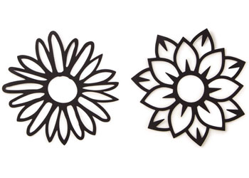 Stained Glass Flowers – Pack of 20