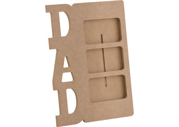 Wooden Dad Photo Frame – Pack of 10