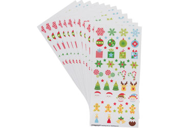 Christmas Die Cut Stickers – Pack of 444