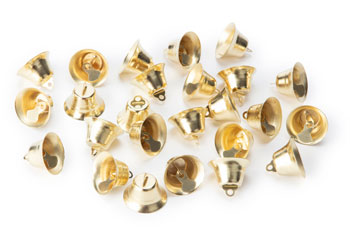 Gold Christmas Bells – Pack of 50