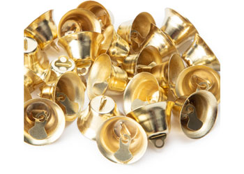 Gold Christmas Bells – Pack of 50