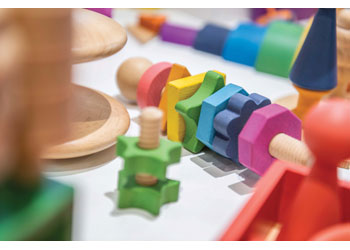 Rainbow Wooden Shape Twister