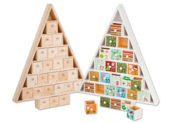 Wooden Advent Calendar With Drawers Numbers Mta Catalogue