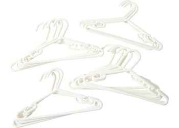 Plastic Hangers – 20 pieces