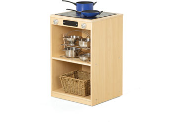 Natural Spaces Open Play Kitchen Stove