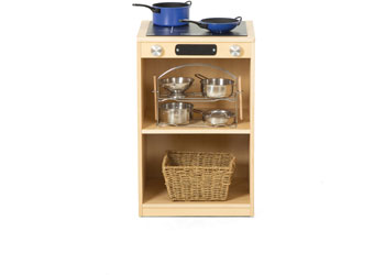 Natural Spaces Open Play Kitchen Stove