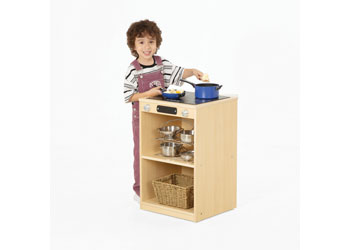 Natural Spaces Open Play Kitchen Stove