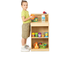 Natural Spaces Open Play Kitchen Cupboard