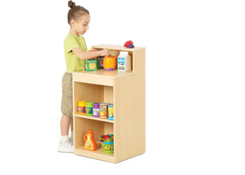 Natural Spaces Open Play Kitchen Cupboard