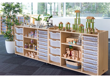 Natural Spaces – Whiteboard Storage Unit & Trays