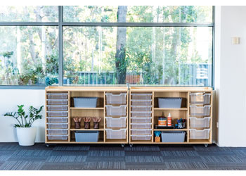 Natural Spaces – Whiteboard Storage Unit & Trays