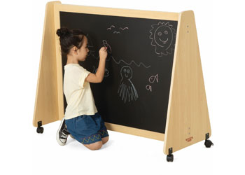 Natural Spaces – Whiteboard & Blackboard Room Divider