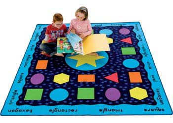 MTA Spaces – Shapes and Words Carpet – 195 x 240cm