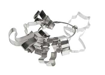 Christmas Cutters Metal Set 9 on Ring