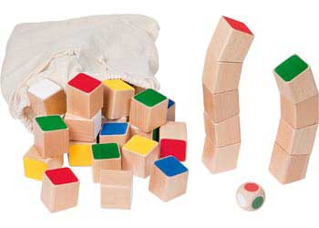 Leaning Wooden Stack – 40 pieces