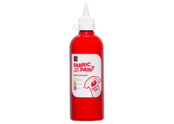 Fabric and Craft Paint Red 500ml