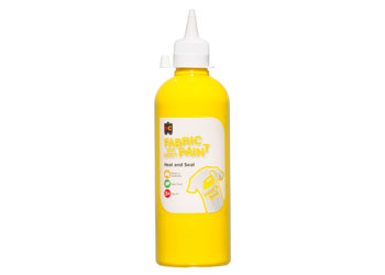 Fabric and Craft Paint Yellow 500ml