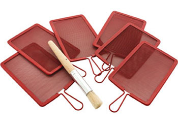 Splatter Screen x 6 + 12 Stubby Brushes - MTA Catalogue