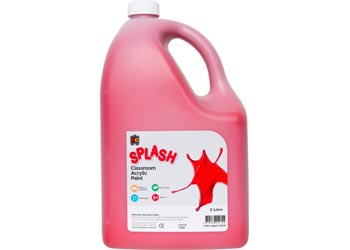 Splash Acrylic Paint-Toffee Apple Red 5 Litre