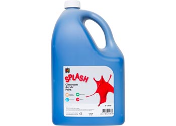 Splash Acrylic Paint-Jelly Belly Blue 5 Litre