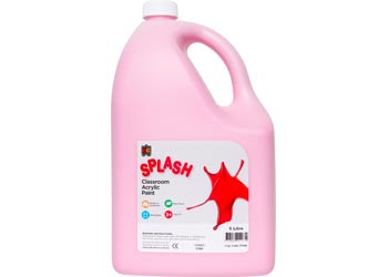 Splash Acrylic Paint – Cup Cake Pink 5 Litre