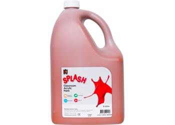 Splash Acrylic Paint-Choc Fudge Brown 5 Litre