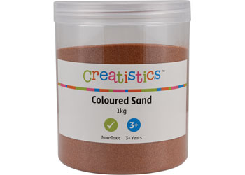 Creatistics Coloured Sand Brown – 1kg