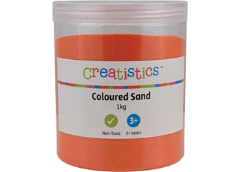 Creatistics Coloured Sand Orange – 1kg