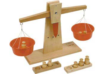 Wooden Balance Scales